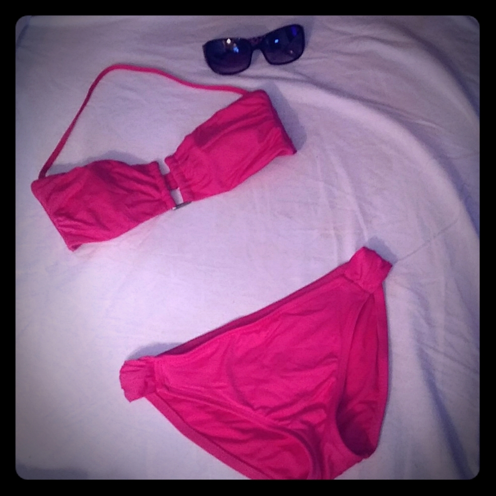 Mossimo coral 2-piece bikni